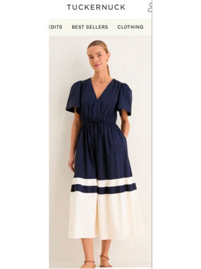 chinese dress ladies Liya Aqua Long Sleeve Midi Dress main image 0